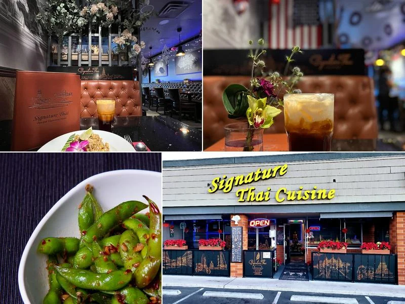 Food and dining at Signature Thai Cuisine